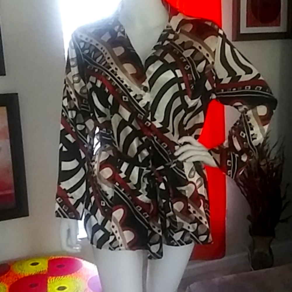 Blouse with sash